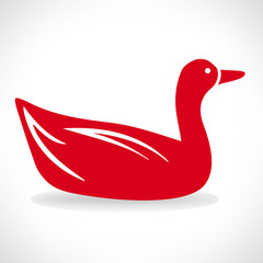 Duck symbol vector