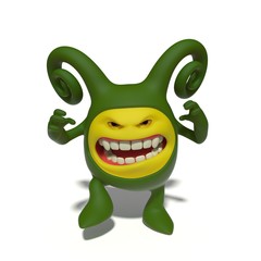 Attacking monster