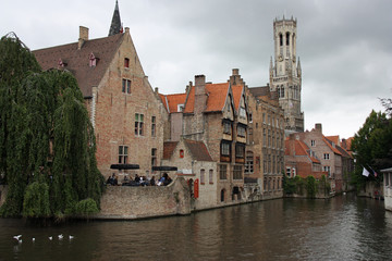 Fototapeta na wymiar Bruges, le charme de la cité médiévale, Belgique