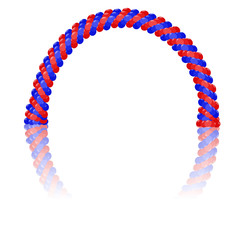 Balloon arches vector