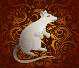 Rat as symbol for year 2020