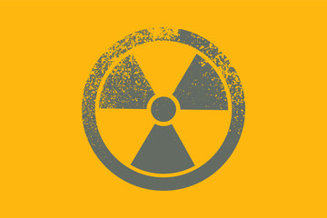 Fototapeta premium Radioactive symbol. Design element. Vector illustration,eps 10.