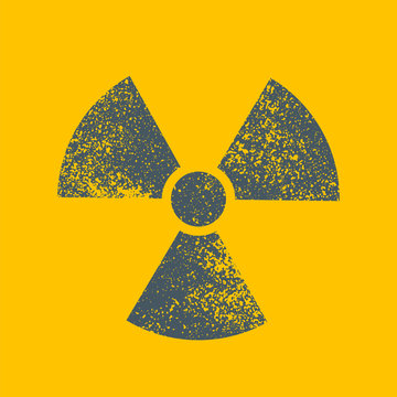 Radioactive symbol. Design element. Vector illustration,eps 10.