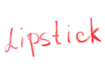 Inscription lipstick 