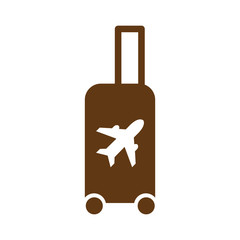 Traveling bag - Vector illustration isolated, 