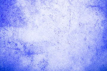 Grunge blue stained paper frame texture.