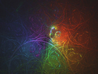 Abstract fractal background