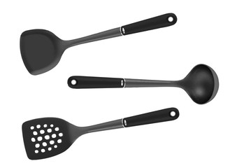 Kitchen utensils set, vector icon.