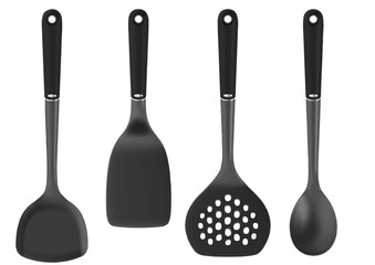 Kitchen utensils set, vector icon.