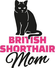 British Shorthair cat mom