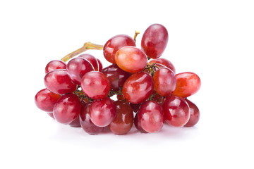 grapes isolated on over white background