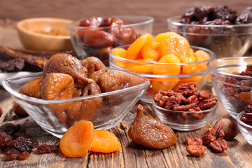 assorted dried fruit