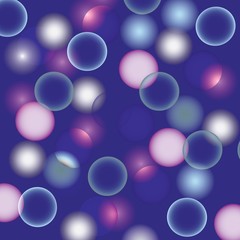 Vector bubbles background