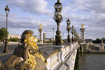 Pont Alexandre III Bridge in Paris, France