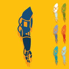 Flat design: prosthetic