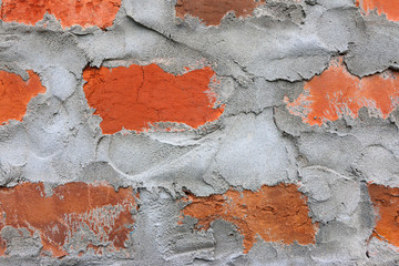 Densely cemented ground birick wall