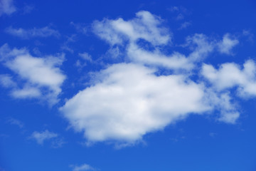 Fototapeta premium White clouds on blue sky background