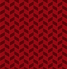 Seamless abstract geometric zigzag pattern background with swatches, Vector illustration