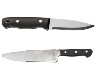 Knife on a white background.Vector