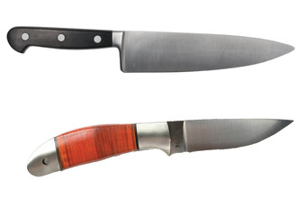 Knife on a white background.Vector