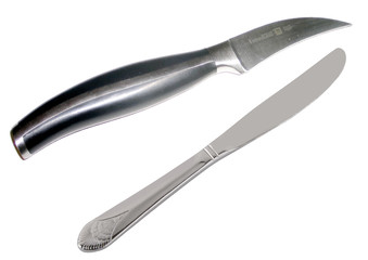 Knife on a white background.Vector