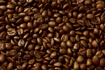 Roasted coffee beans