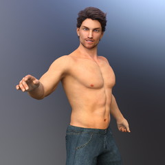 Fototapeta premium 若い男性