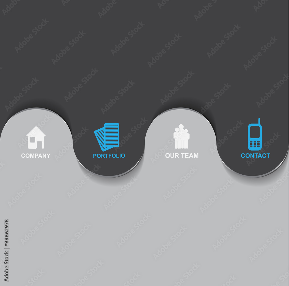 Aufkleber vector business background for company presentation