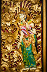 symbol of the goddess on gate