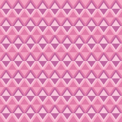 Geometric pattern with pink and violet diamonds