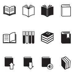 Book icons Vector Illustration