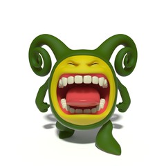 Obraz premium Screaming monster