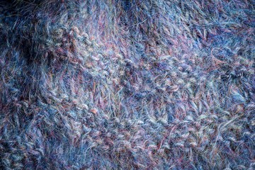 Natural Knitted Grey Mohair Wool Background