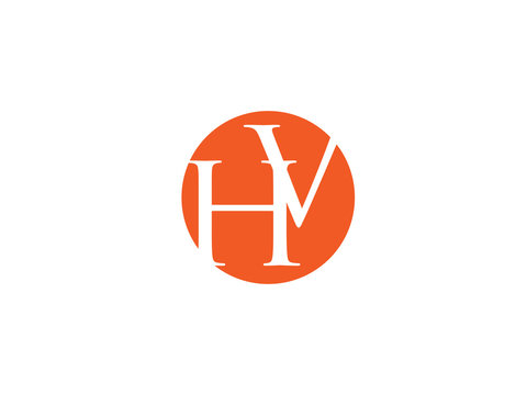 Double HV letter logo