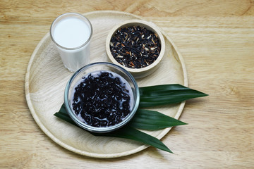 Thai dessert in coconut milk