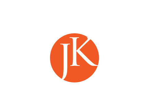 Double JK letter logo