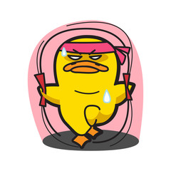 DUCK CARTOON VECTOR  Set 83