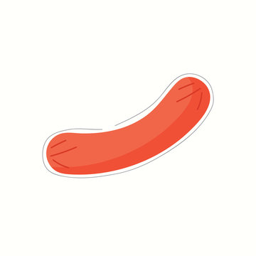 Sausage vector illustration