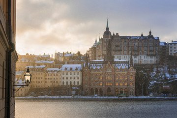winter morning in Stockholm, Sweden