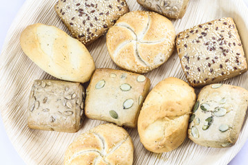 Breads and buns assortment