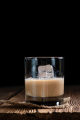 Glass with Cream Liqueur