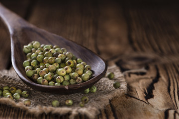 Whole green Peppercorns