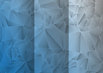 Abstract triangles background