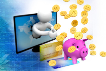 Best concept of internet banking