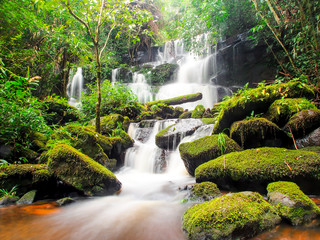 Mundang waterfall, a beautiful waterfall in Thailand
