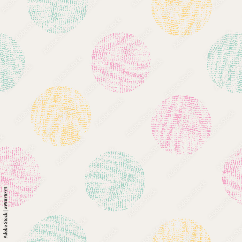 Poster seamless dots pattern