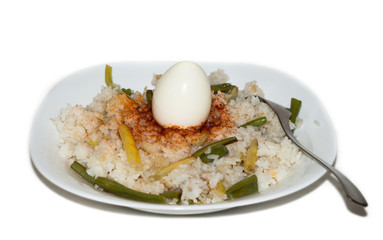 egg dish with rice