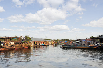Obraz premium Life on a water in Cambodia