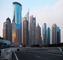 Obraz premium The modern skyscrapers