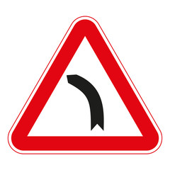 Warning traffic signs